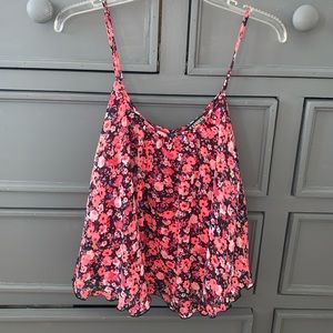 Floral Spaghetti Strap Top (XS-S)